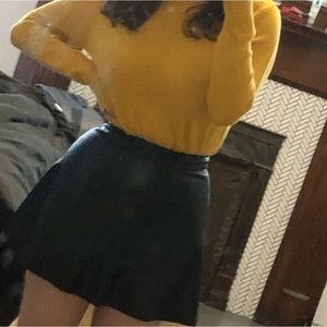 H&M faux leather miniskirt, size 2